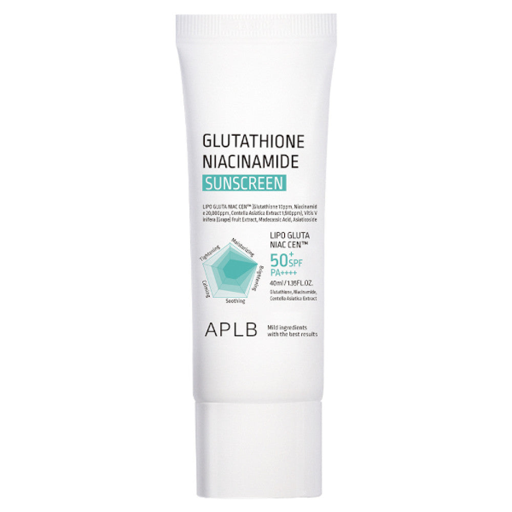 APLB glutathione niacinamide sunscreen