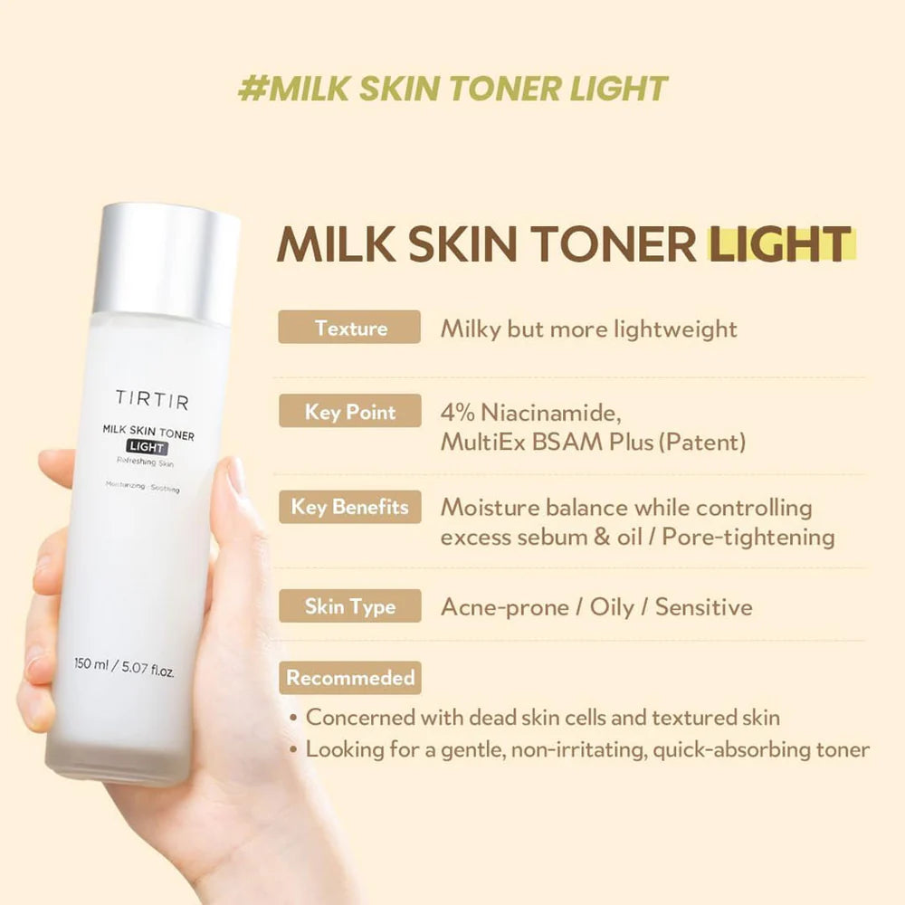 TIRTIR milk skin toner light