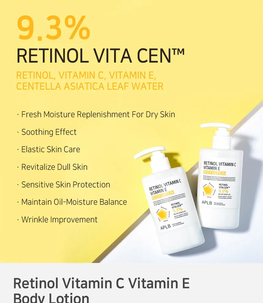 APLB retinol vitamin C,E body lotion