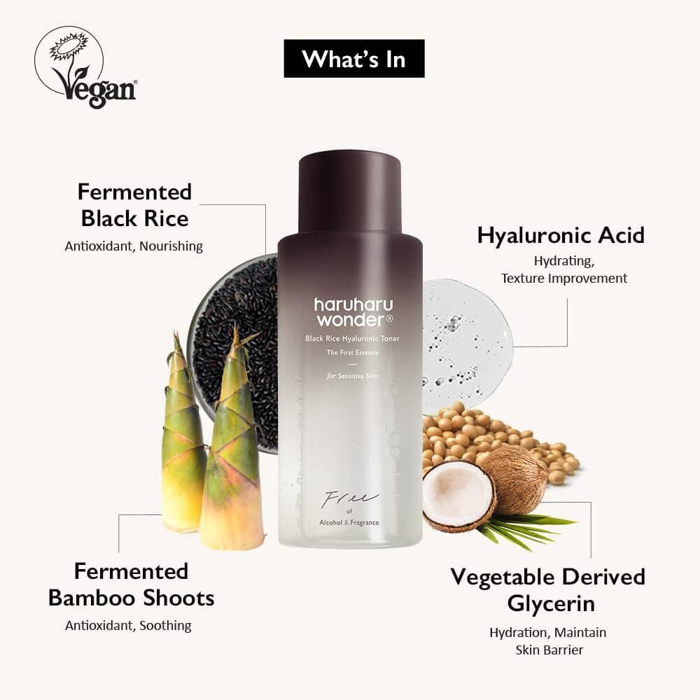 Haruharu wonder Black Rice Hyaluronic Toner