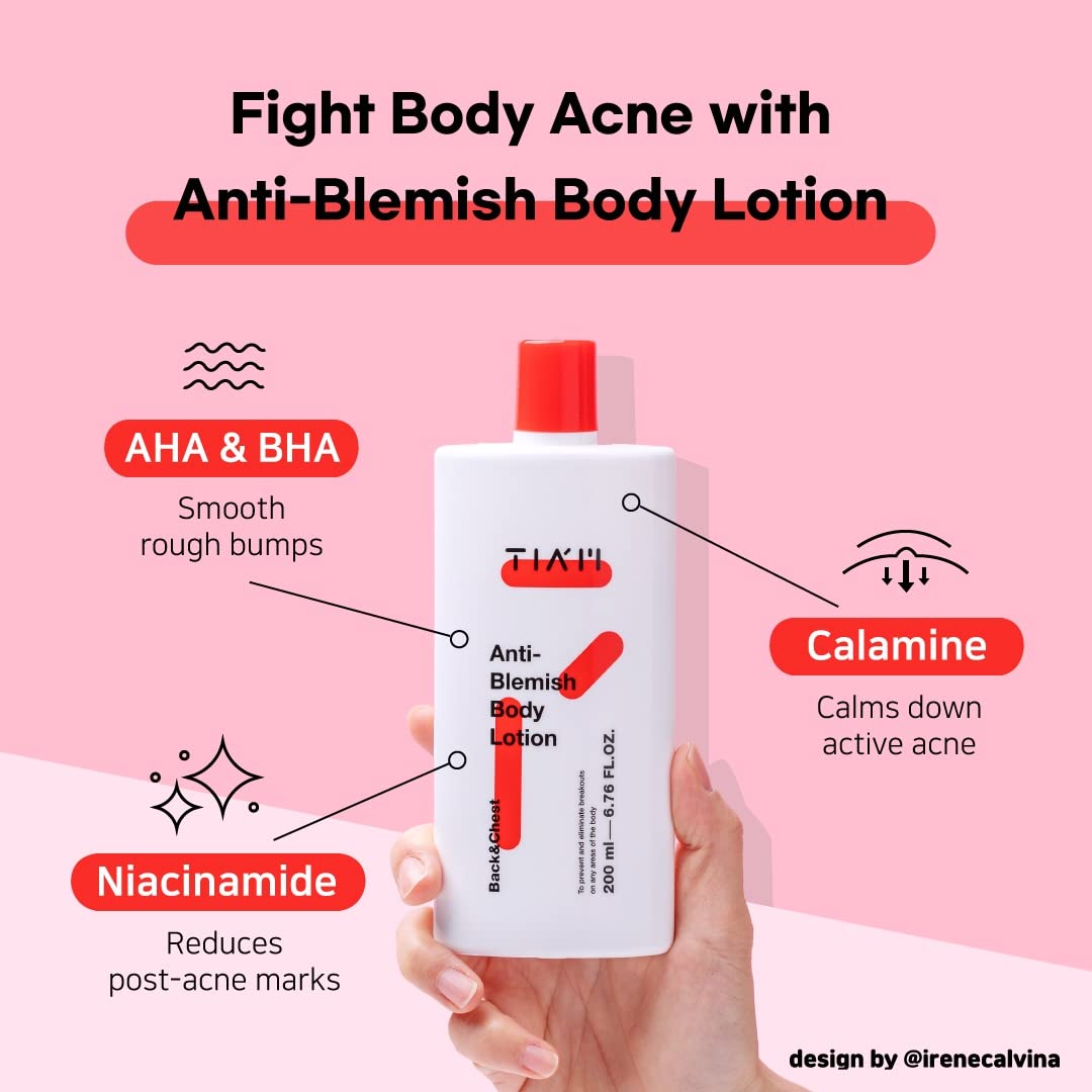 TIA'M Anti-Blemish Body Lotion, Body Acne Treatment