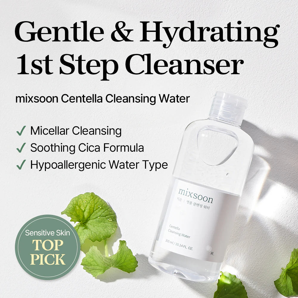 Mixsoon centella cleansing water