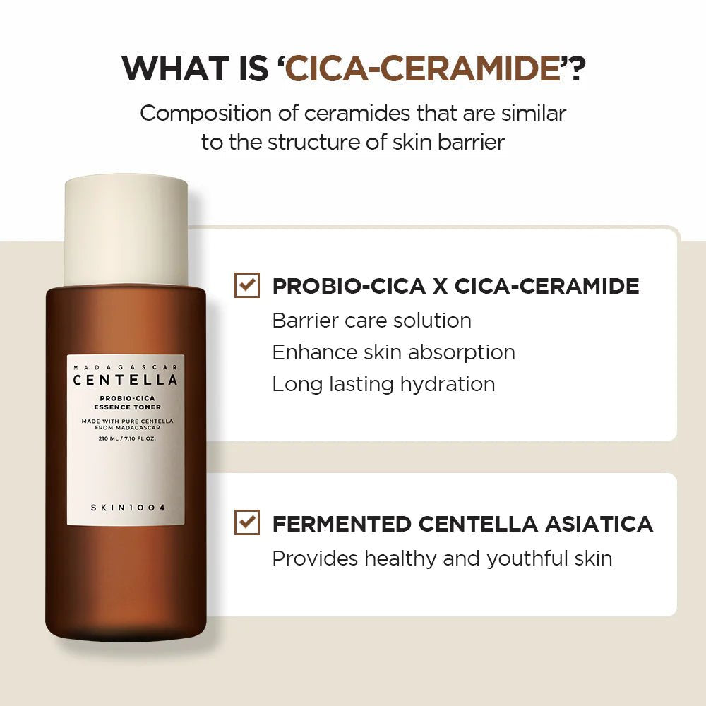 Skin1004 madagascar centella probio-cica essence toner
