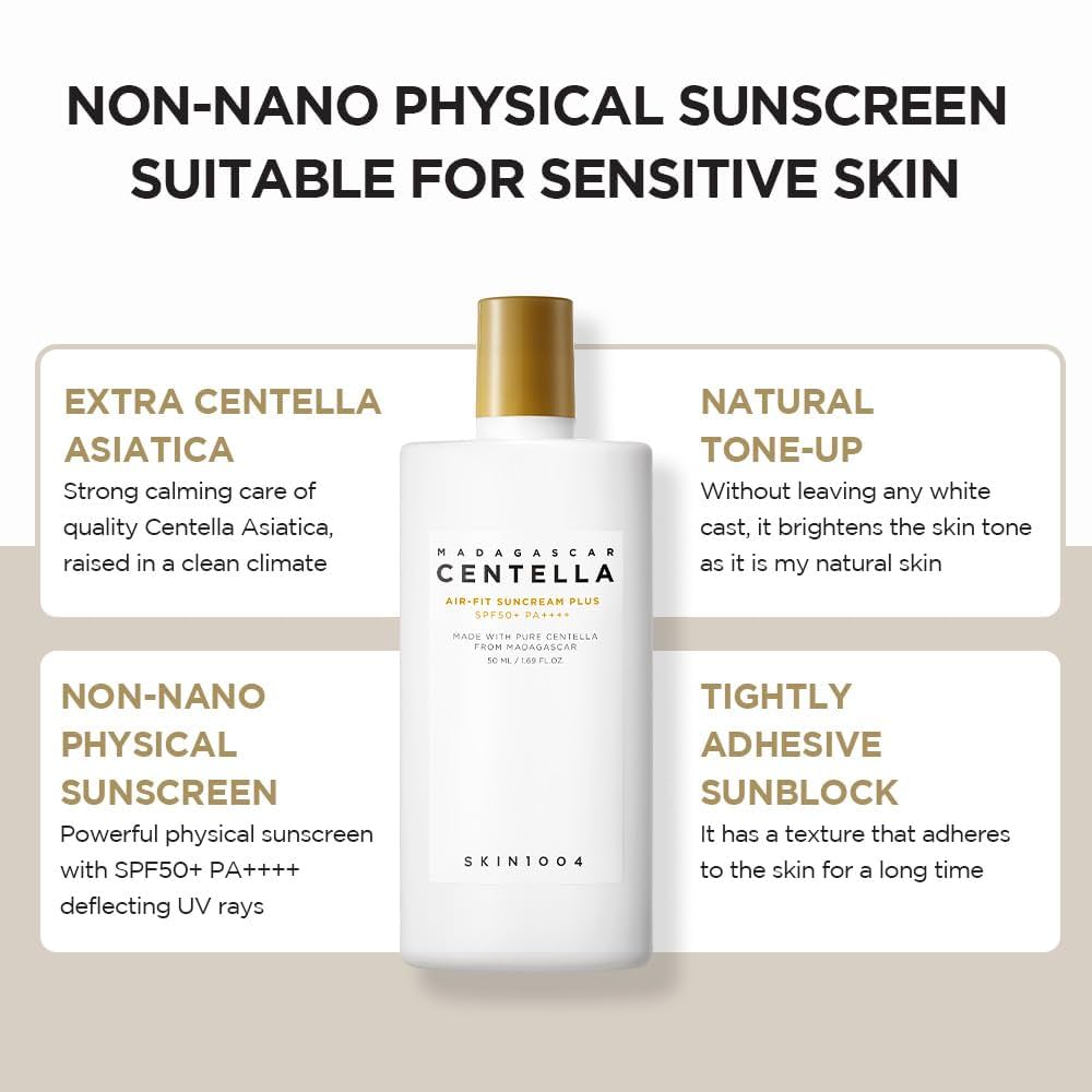Skin1004 madagascar centella Air fit suncream plus