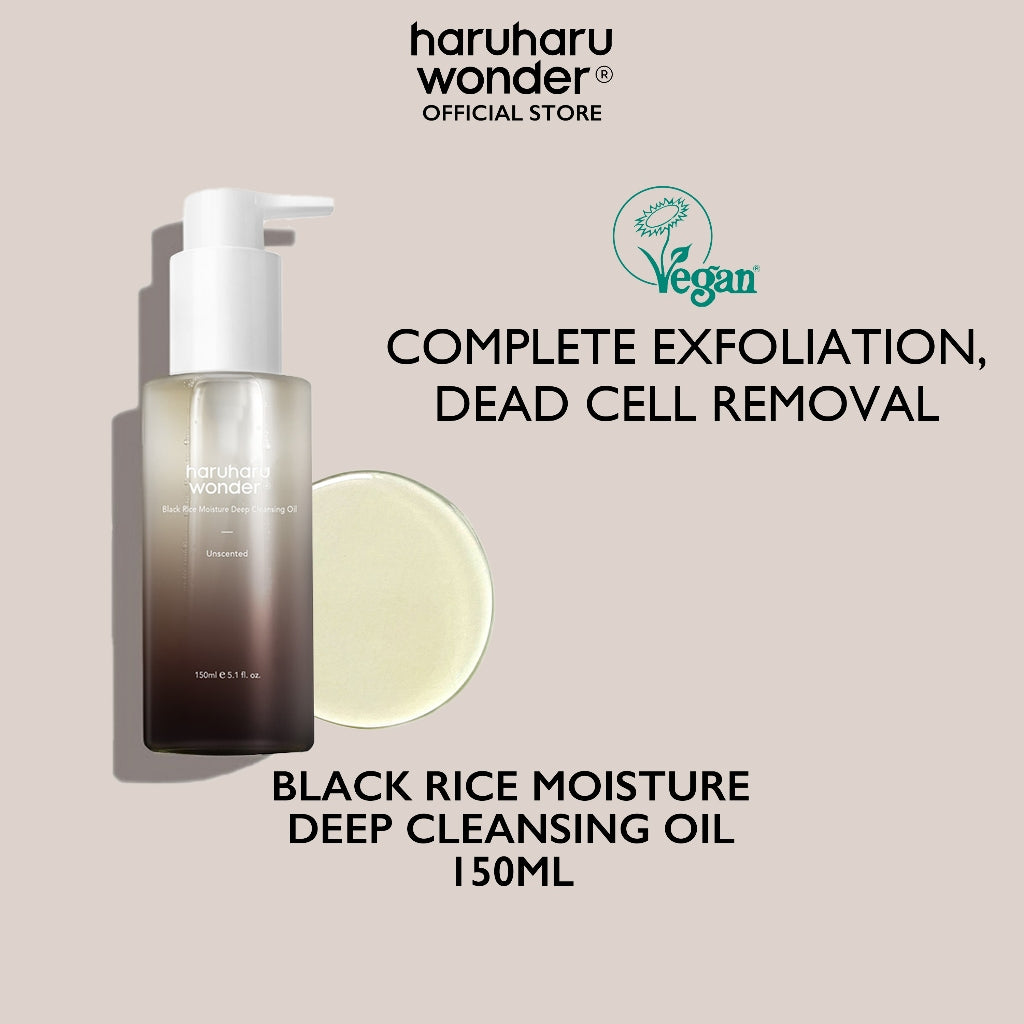 Haruharu wonder Black Rice Moisture Deep Cleansing Oil Makeup Remover