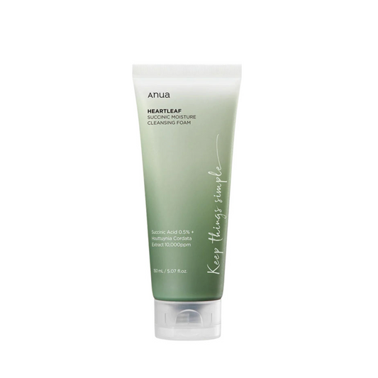 Anua succinic moisture cleansing foam