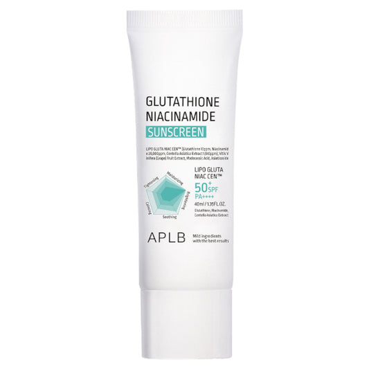 APLB glutathione niacinamide sunscreen