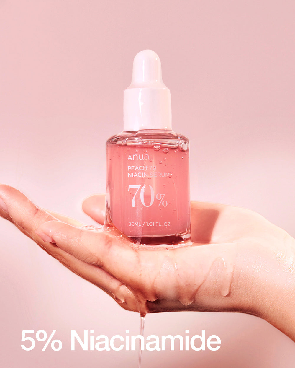 ANUA peach 70% niacinamide serum