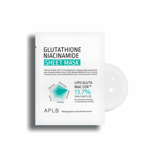 APLB Glutathione Niacinamide Sheet Mask